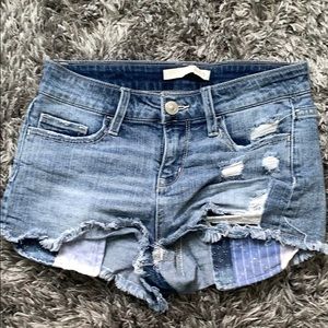 Denim shorts